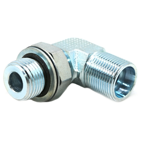 【1CG9QJ-OG/1DG9QJ-OG】24°錐外螺紋/英管螺紋O型圈擋圈密封