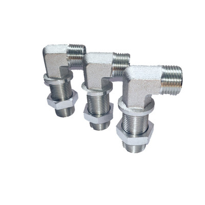 【6C9QJ/6D9QJ】直角隔板24°錐外螺紋/24°錐外螺紋